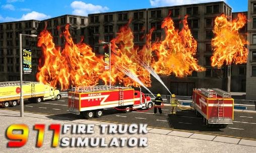 game pic for 911 rescue fire truck: 3D simulator